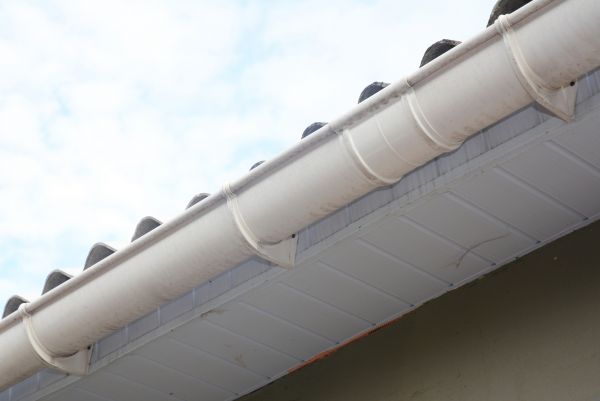 Plastic Gutter Installation in Simpsonville