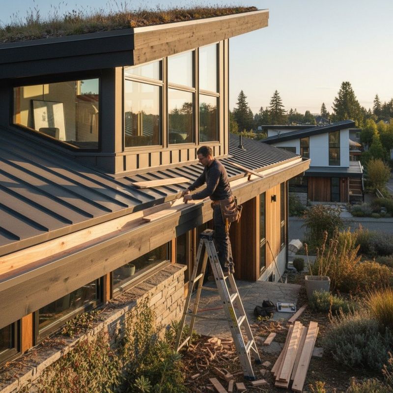 Wooden Gutter Replacement detail